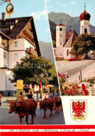 73868671 St Anton Arlberg AT Hotel Post Kirche Viehauftrieb  - Sonstige & Ohne Zuordnung