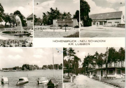 73868662 Hohenbrueck-Neu Schadow Springbrunnen Freilichtbuehne Und Kiosk Gasthau - Gross Leuthen