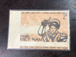 VIET  NAM  NORTH STAMPS-print Test Imperf 1983-( 5th Congress Of Vietnamese Trade Union Color)1 Pcs 1 STAMPS Good Qualit - Viêt-Nam