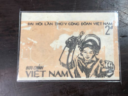 VIET  NAM  NORTH STAMPS-print Test Imperf 1983-( 5th Congress Of Vietnamese Trade Union Color)1 Pcs 1 STAMPS Good Qualit - Vietnam