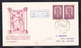 India - 1964 Special Flight Cover Bombay To Vatican City - Briefe U. Dokumente