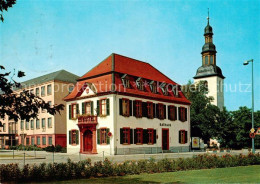 73834149 Lampertheim Bergstrasse Rathaus Und St Andreas Kirche Lampertheim Bergs - Autres & Non Classés