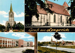 73834140 Lengerich Emsl Kirche Schule Landstrasse Lengerich Emsl - Autres & Non Classés