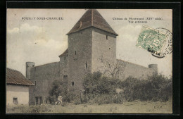 CPA Pouilly-sous-Charlieu, Chateau De Montrenard - Vue Exterieure  - Charlieu