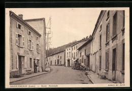CPA Saint-Thurin, Route Nationale  - Autres & Non Classés