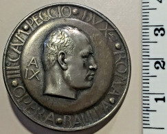 MEDAGLIA DISTINTIVO III CAMPEGGIO DUX OPERA BALILLA 1931 ORIGINALE FASCISMO - 30 - Altri & Non Classificati