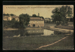 CPA Panissiéres, Etang Bonnassieux - Broderie Gilibert Et Devidage Ducreux  - Autres & Non Classés