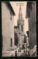 CPA Valfleury, Rue De L'Eglise  - Autres & Non Classés