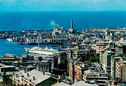 73801327 Genova Genua Liguria IT Panorama Con La Lanterna Veduta Aerea  - Autres & Non Classés