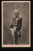 AK Peter I. Von Serbien In Uniform  - Königshäuser