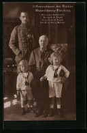 AK Herzog Von Cumberland Mit Herzog Ernst August Und Erbprinz Ernst August  - Familles Royales