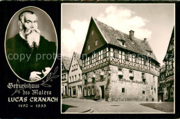 73761618 Kronach Oberfranken Geburtshaus Des Malers Lucas Cranach Portrait Fachw - Kronach