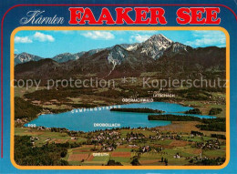 73761414 Faakersee Kaernten AT Fliegeraufnahme Mit Mittagskogel  - Other & Unclassified