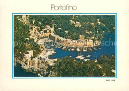 73761408 Portofino Liguria Golfo Dei Tigullio Fliegeraufnahme Portofino Liguria - Altri & Non Classificati