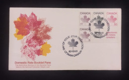 C) 1982. CANADA. FDC. CANADIAN MAPLE LEAF. MULTIPLE STAMPS. XF - Unclassified