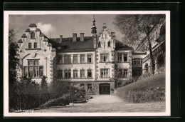 AK Rothenburg O. Tauber, Sanatorium Wildbad, Haupteingang  - Rothenburg O. D. Tauber