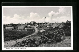 AK St. Peter-Böhl /Nordsee, Zeltstadt Mit Spielenden Kindern  - Other & Unclassified