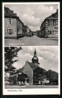 AK Marktleuthen /Obfr. Kirchenlamitzer Strasse, Strassenpartie An Der Kirche Und Markt  - Other & Unclassified