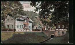 AK Langenau B. Geroldsgrün, Forsthaus Und Max Marien-Quelle  - Chasse