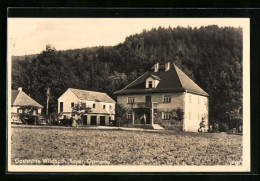 AK Wildbach, Ortspartie Mit Gasthaus U. Pension  - Wildbach (Erzgeb.)