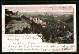 Künstler-AK Rothenburg Ob Der Tauber, Ortsansicht Und Wildbad  - Rothenburg O. D. Tauber