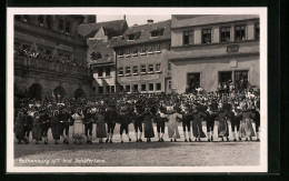 AK Rothenburg Ob Der Tauber, Aufführung Des Historischen Schäfertanzes  - Rothenburg O. D. Tauber