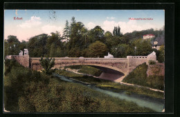 AK Erfurt, Hohenzollernbrücke  - Erfurt