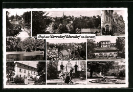 AK Donndorf-Eckersdorf, Schlossteich Und Schloss Fontaine  - Autres & Non Classés