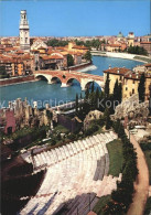 72397103 Verona Veneto Teatro Romano Fliegeraufnahme Verona - Other & Unclassified