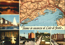 72397090 Lido Di Jesolo Teilansichten Gebietskarte  - Other & Unclassified