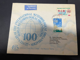 29-5-2024 (6 Z 29) Tanzania -  Uganda - Kenya FDC Cover (20 X 15 Cm) 1971 IMO Centenary  (posted To Australia) - Kenya, Ouganda & Tanzanie