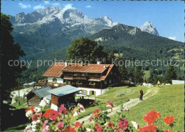 72396412 Eckbauer Alm Hochblassen Alpspitze Zugspitze Berggasthof Eckbauer Garmi - Garmisch-Partenkirchen