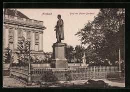 AK Ansbach, Graf Von Platen-Denkmal  - Ansbach