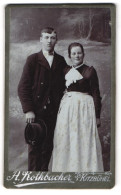 Fotografie A. Rothbacher, Kitzbühel, Hintere Stadtgasse 28, Portrait Eines Elegant Gekleideten Paares  - Anonymous Persons