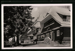 AK Feldberg Im Schwarzwald, Hotel Und Kurhaus Hebelhof  - Feldberg