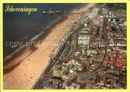 72396279 Scheveningen Fliegeraufnahme Strand Mit Promenade Scheveningen - Autres & Non Classés