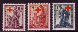 LIECHTENSTEIN MI-NR. 244-246 POSTFRISCH(MINT) ROTES KREUZ 1945 - Croix-Rouge