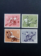 LIECHTENSTEIN MI-NR. 322-325 POSTFRISCH(MINT) SPORT (I) 1954 FUSSBALL WM SCHWEIZ - Nuevos