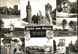 72395551 Zons Wachttuermchen Rheinpartie Muehlenturm Bastien Rheintor Zons - Dormagen