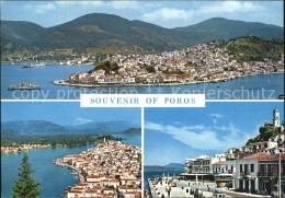 72395382 Poros Fliegeraufnahme  Insel Poros - Greece