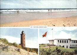 72395354 St Peter-Ording Strand Leuchtturm  St. Peter-Ording - St. Peter-Ording