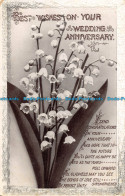 R152109 Greetings. Best Wishes On Your Wedding Anniversary. Flowers - Monde