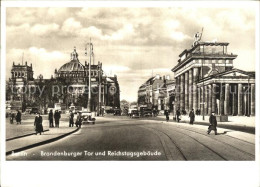 72394935 Berlin Brandenburger Tor Und Reichstagsgebaeude Berlin - Andere & Zonder Classificatie