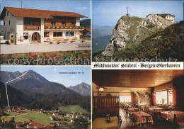 72394887 Bergen Chiemgau Gaststaette Muehlwinkler Stueberl Hochfelln Seilbahn Be - Other & Unclassified