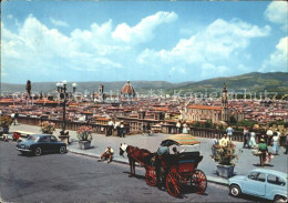 72394848 Firenze Florenz Panorama Dal Piazzale Michelangelo Pferdedroschke  - Autres & Non Classés