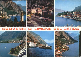 72394842 Limone Sul Garda Teilansichten Kirche Gardasee Boot Alpen Firenze - Autres & Non Classés