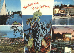 72394823 Bardolino Lago Di Garda Panorama Gardasee Segelboot Weintrauben Uferpro - Sonstige & Ohne Zuordnung