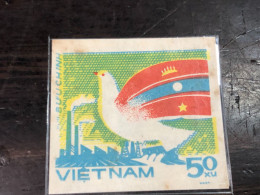 VIET  NAM  NORTH STAMPS-print Test Imperf 1984-(20dong Vietnam Laos Cambodia Solidarity And Friendship Color)1 Pcs  STAM - Vietnam