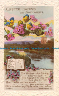 R152857 Easter Greetings And Good Wishes. Lake. Rotary. RP - Monde