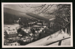 AK Kipsdorf Im Erzgeb., Blick Auf Den Eingeschneiten Ort  - Kipsdorf